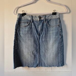 Sam Edelman 'The Jenny Skirt' Light Wash Denim Skirt